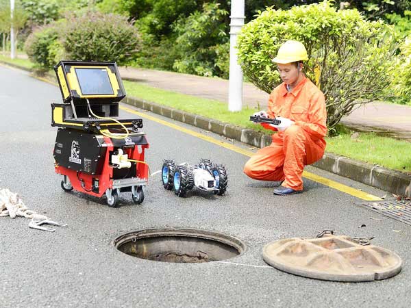 丁青管道机器人检测